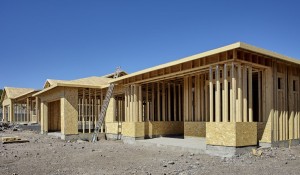 56975936 - new housing project in progress construction building industry concept rows