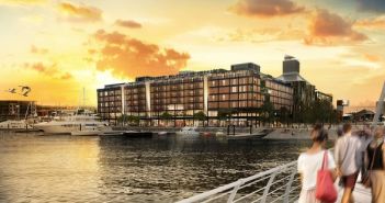 Park Hyatt Hotel Wynyard Quarter - An artist impression of the $200m five star hotel about to be built by China Construction and Hawkins