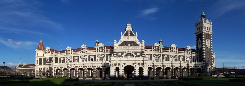 Dunedin's historic railway station
